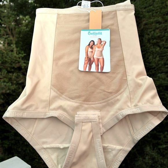NWT BELLEFIT POSTPARTUM DOUBLE CORSET COMPRESSION GIRDLE SIDE ZIP M - Picture 2 of 6